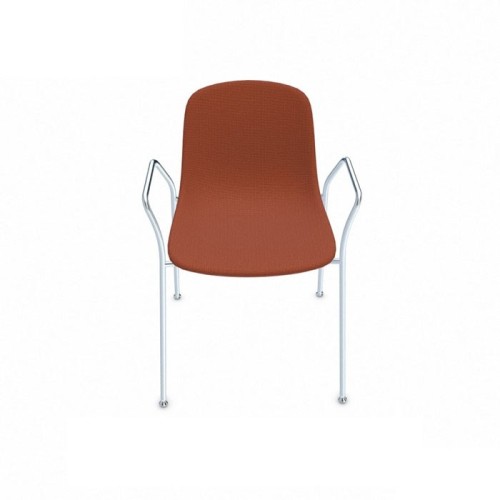 Pure Loop Mono Infiniti Design sled upholstered armchair