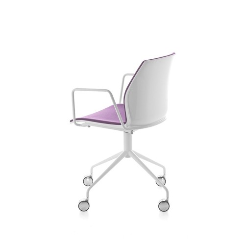 Kalea Kastel swivel office chair with armrests and castors