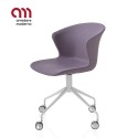 Kicca Plus Kastel swivel chair with castors
