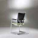 Korium Mesh Kastel office sled chair with armrests