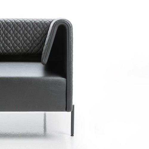 Klint Kastel quilted waiting room armchair