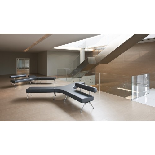 Kuros 90 Kastel office bench with backrest