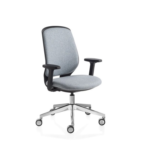 Key Smart Kastel chair with armrests and lumbar support
