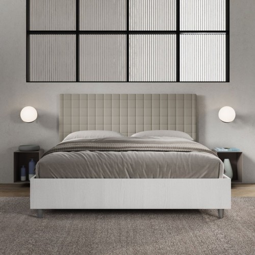 Ityhome Burmy double bed with container - Arredare Moderno