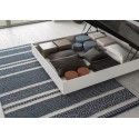 Ityhome Level double bed with container - Arredare Moderno