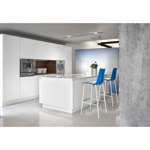 Zebra Bicolour Scab Stool lacquered frame