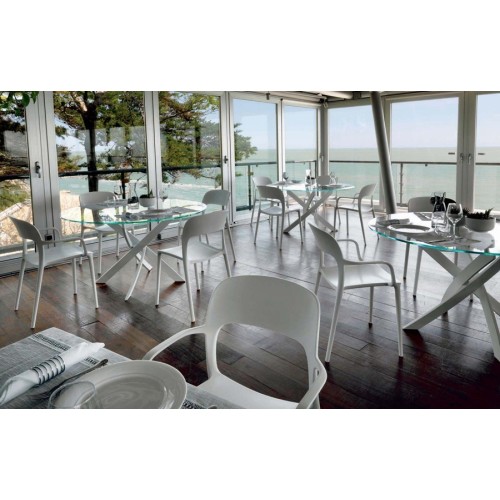 Gipsy Bontempi chair with armrests