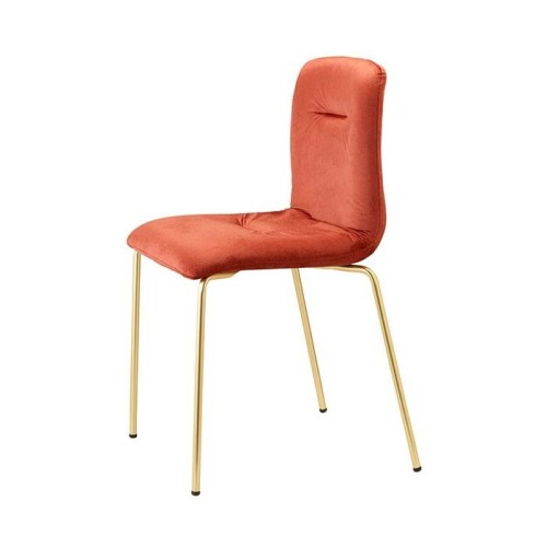 Alice Pop Scab Chair satin brass