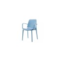 Ginevra Go Green Scab Chair with armrest