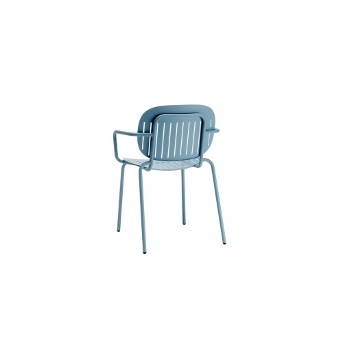 Si-Si Barcode Scab Design Chair with armrests