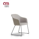 Lyz Potocco sledge base armchair