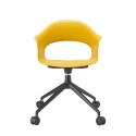 Lady B Scab Design chair with wheels and technopolymer shell