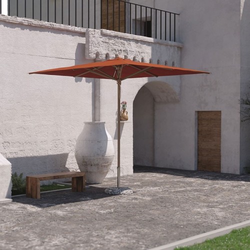 Petrarca Beach umbrella Ombrellificio Veneto wood