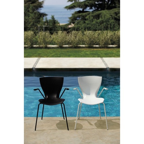 Gloria Slide Chair with armrests
