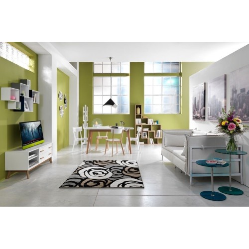 Rose Tomasucci Floral Rug | Elegant polypropylene area rug