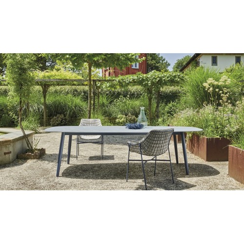 Ellisse low Varaschin garden Table 