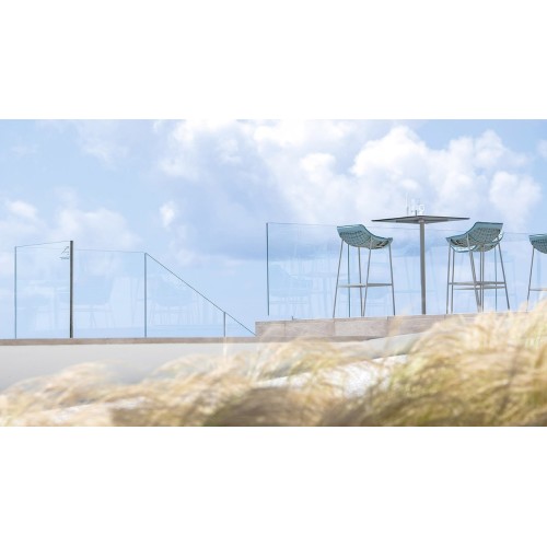 Summer Set Varaschin Garden stool upholstered