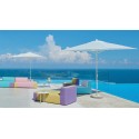 Amalfi Varaschin beach umbrella with aluminum frame