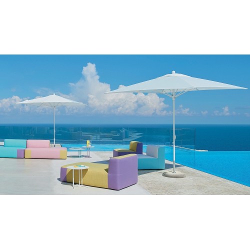 Amalfi Varaschin beach umbrella with aluminum frame