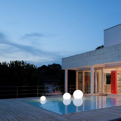 Acquaglobo Slide floating lamp with LED light