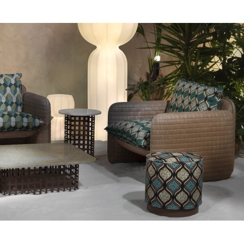 Mara Low Slide Round Coffetable Masai Collection