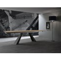 SLide Zamagna extendable dining table up to 300 cm