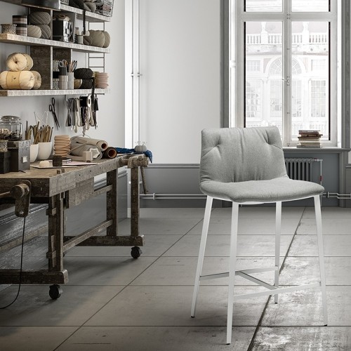 Grace Zamagna upholstered stool