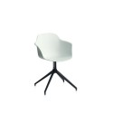 Mood Bontempi chair swivel in aluminum