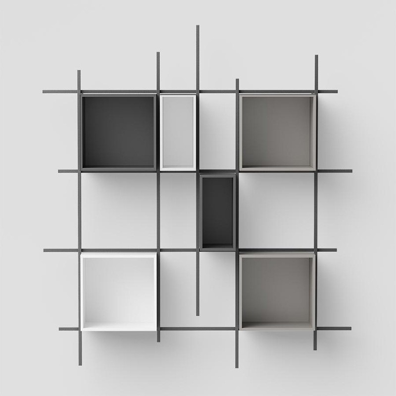 Libra Pezzani 0/72-2 laminated container bookcase