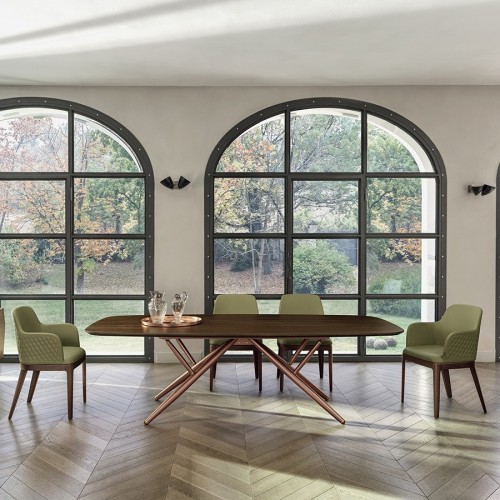 Bridge Bontempi table barrel-shaped