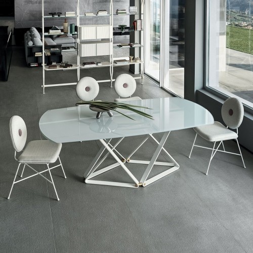 Delta Bontempi Table barrel-shaped extendable