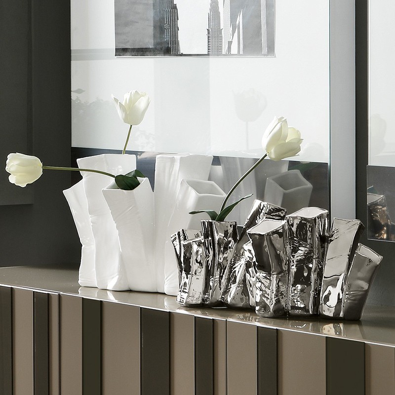 Ceramic Vase Skyline Collection Adriani e Rossi