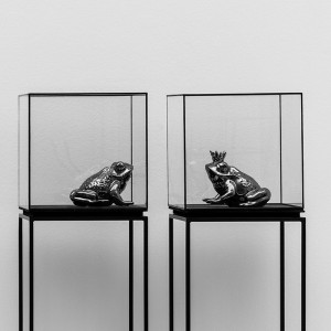 Prince & Queen in Ceramic by Adriani e Rossi