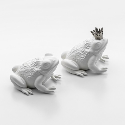 Prince & Queen in Ceramic by Adriani e Rossi