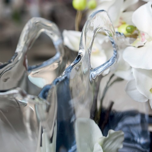 Glass Bag Vase in glass Adriani e Rossi