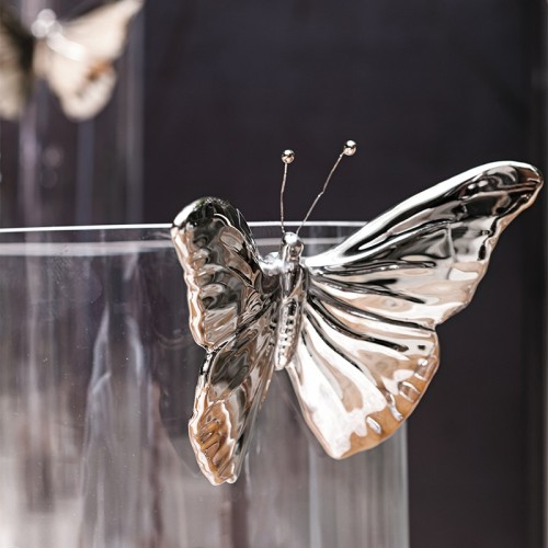 Illusion Butterfly Collection Glass Vases by Adriani e Rossi