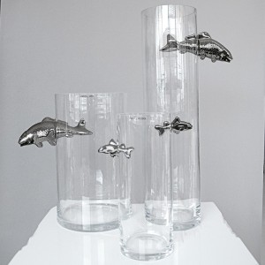 Illusion Fish Collection Glass Vases by Adriani e Rossi