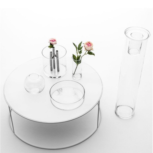 Round Glass Vase Set by Adriani e Rossi