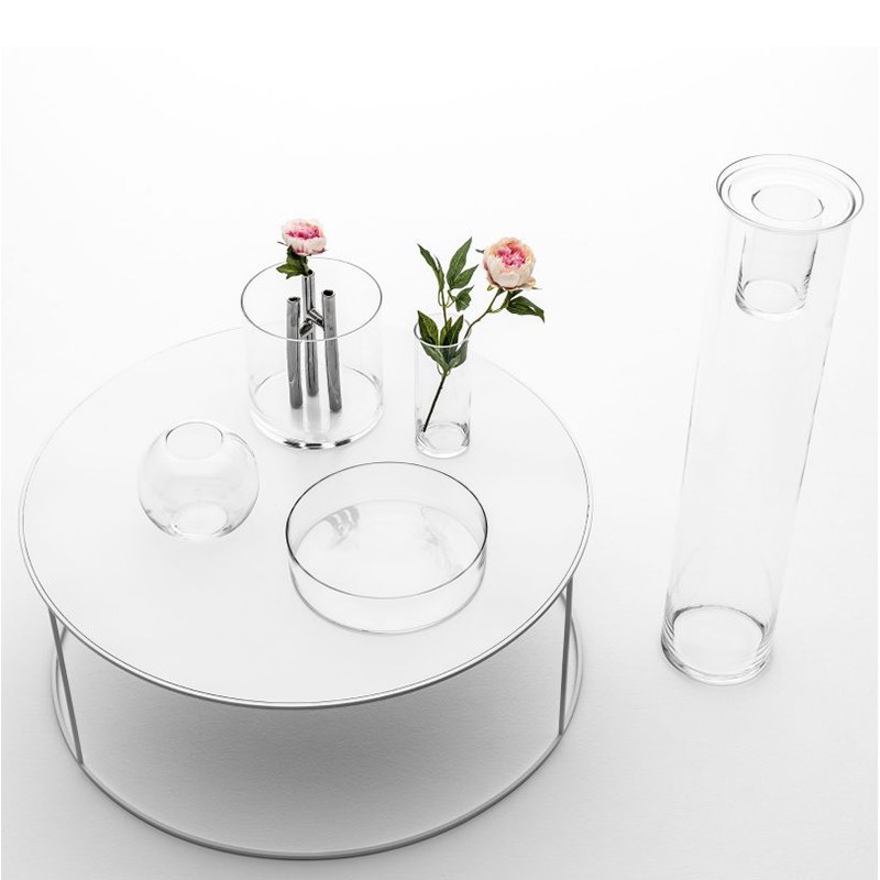 Round Glass Vase Set by Adriani e Rossi