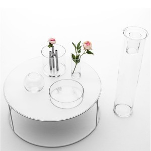 Round Glass Vase Set by Adriani e Rossi