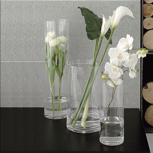 Round Glass Vase Set by Adriani e Rossi