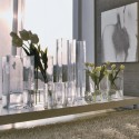Square Glass Vase Set by Adriani e Rossi