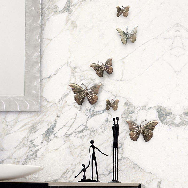Butterfly Wall ceramic wall decorations Adriani e Rossi