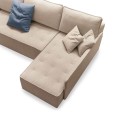Antares Bontempi Casa angular with chaise longue sofa