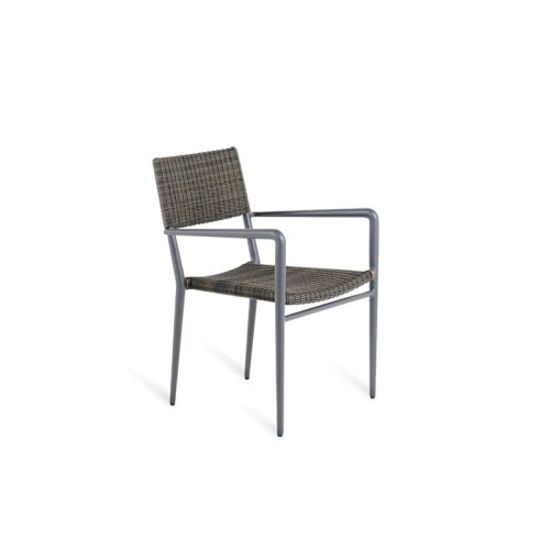 Experience stackable Unopiù Chair with armrests