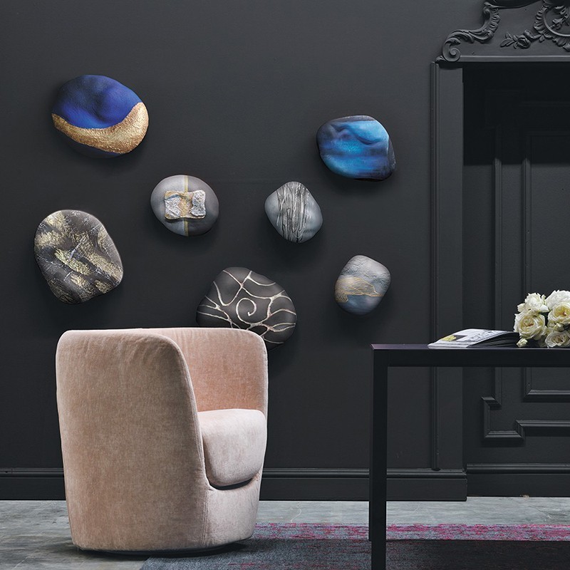Stone Art Collection ceramic wall decoration by Adriani e Rossi