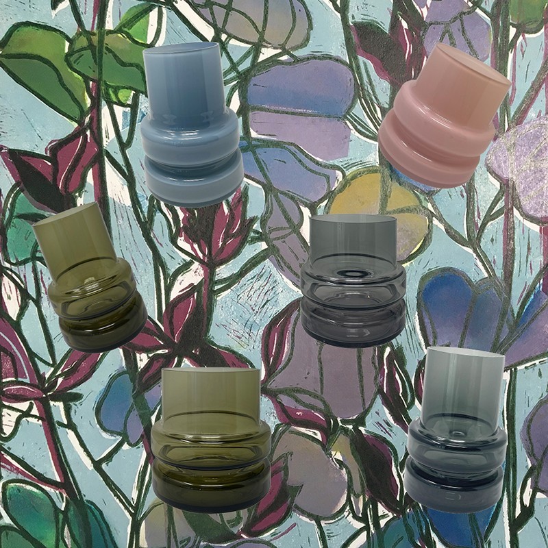 Herm Glass Vases Adriani e Rossi