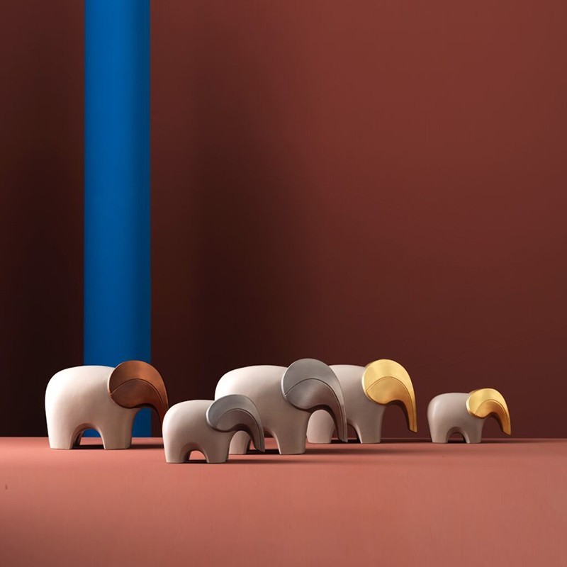 Bra Elephant Bicolor Ceramic by Adriani e Rossi