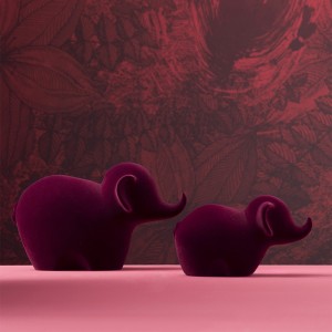 Dumby Velvet Decorative Sculpture in Ceramic Adriani e Rossi