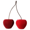 Cherry Velvet decorative sculpture in ceramic by Adriani e Rossi double